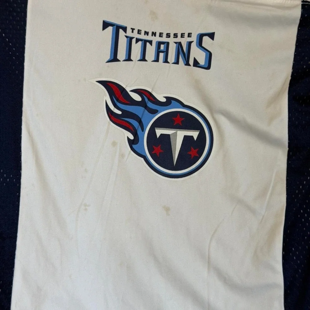 NFL Flag Youth Large Tennessee Titans Reversible Jersey Augusta Sportswear
